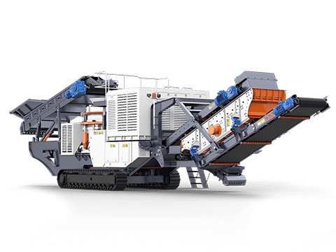 Crawler type fine crushing mobile crushing station