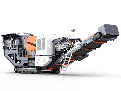 Crawler mobile crushing station
